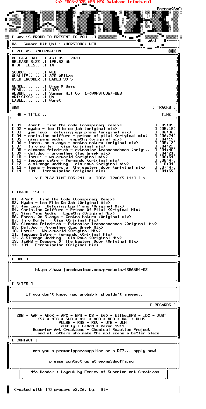 VA-Summer_Hit_Vol_1-(WORST006)-WEB-2020