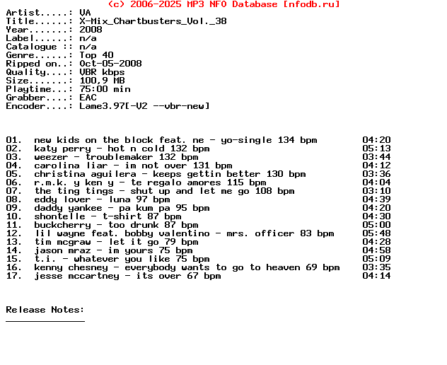 VA-X-Mix_Chartbusters_Vol._38-2008