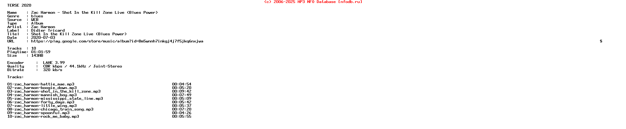 Zac_Harmon-Shot_In_The_Kill_Zone_Live_(BLUES_POWER)-WEB-2009-Terse