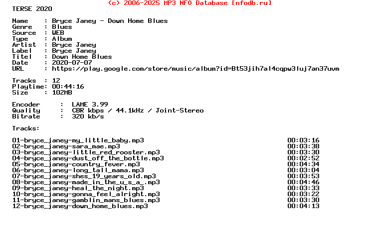 Bryce_Janey-Down_Home_Blues-WEB-2011-Terse