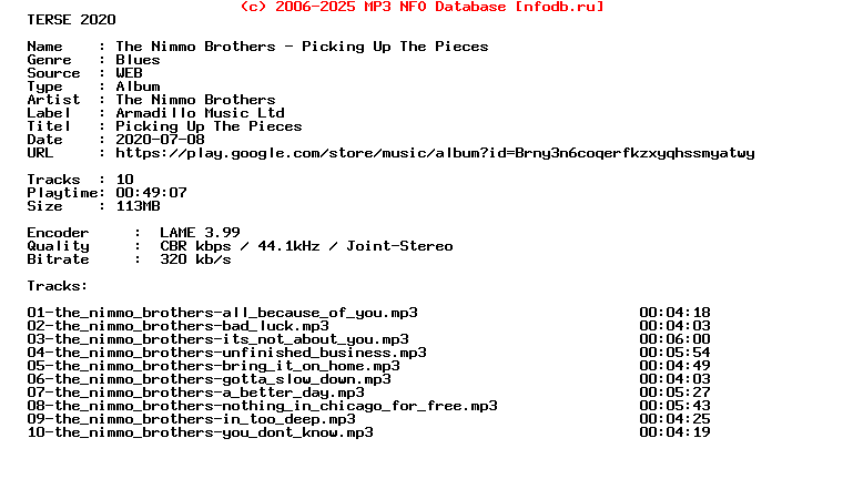 The_Nimmo_Brothers-Picking_Up_The_Pieces-WEB-2009-Terse