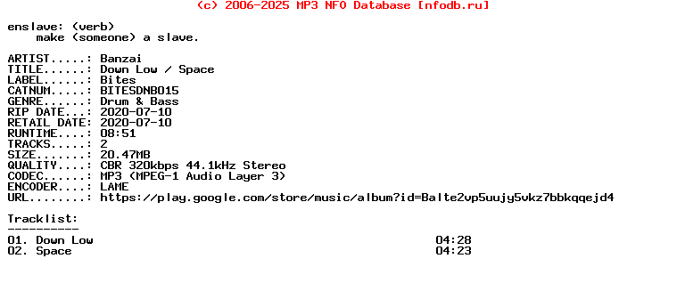 Banzai-Down_Low__Space-(BITESDNB015)-WEB-2020