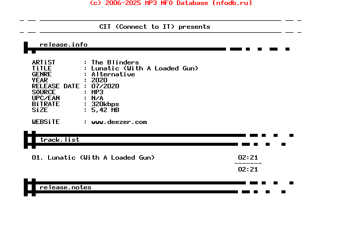 The_Blinders-Lunatic_(WITH_A_LOADED_GUN)-(SINGLE)-WEB-2020-Cit_Int