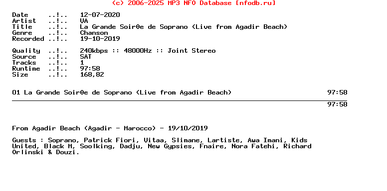 VA-La_Grande_Soiree_De_Soprano_(LIVE_FROM_AGADIR_BEACH)-Dvbs-FR-2019
