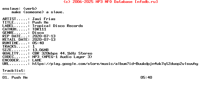 Javi_Frias-Push_Me-(TDR111)-Single-WEB-2020