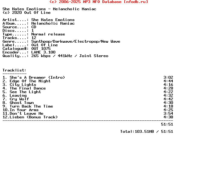 She_Hates_Emotions-Melancholic_Maniac-CD-2020
