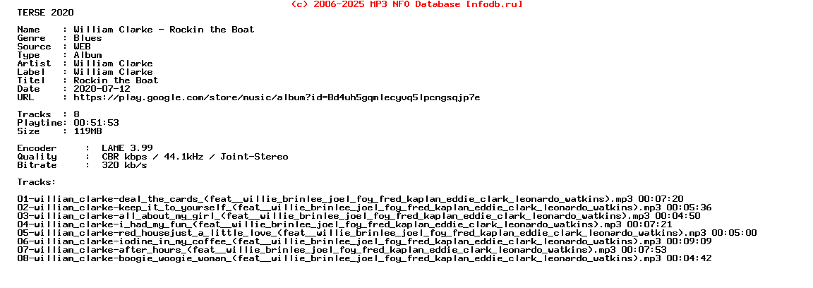 William_Clarke-Rockin_The_Boat-WEB-2011-Terse