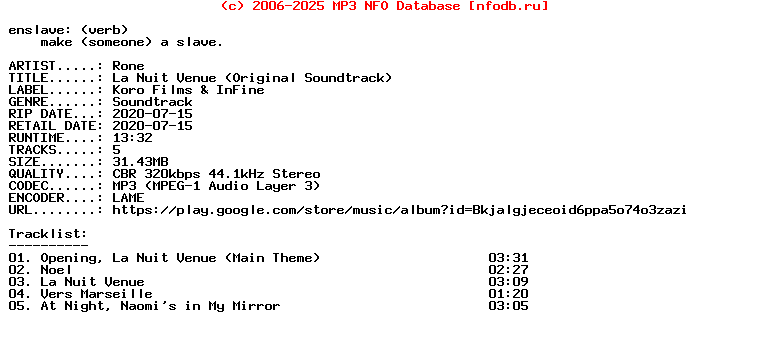 Rone-La_Nuit_Venue_(ORIGINAL_SOUNDTRACK)-Ost-WEB-2020