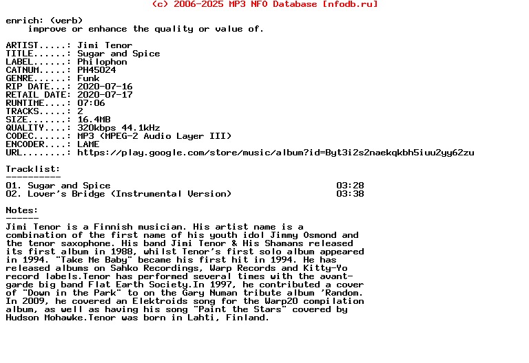 Jimi_Tenor-Sugar_And_Spice-(PH45024)-WEB-2020