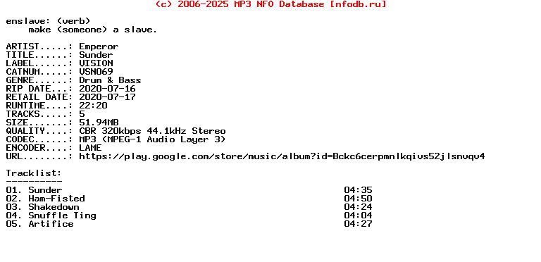 Emperor-Sunder-(VSN069)-WEB-2020