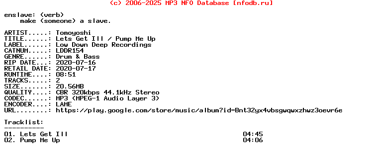 Tomoyoshi-Lets_Get_Ill__Pump_Me_Up-(LDDR154)-WEB-2020