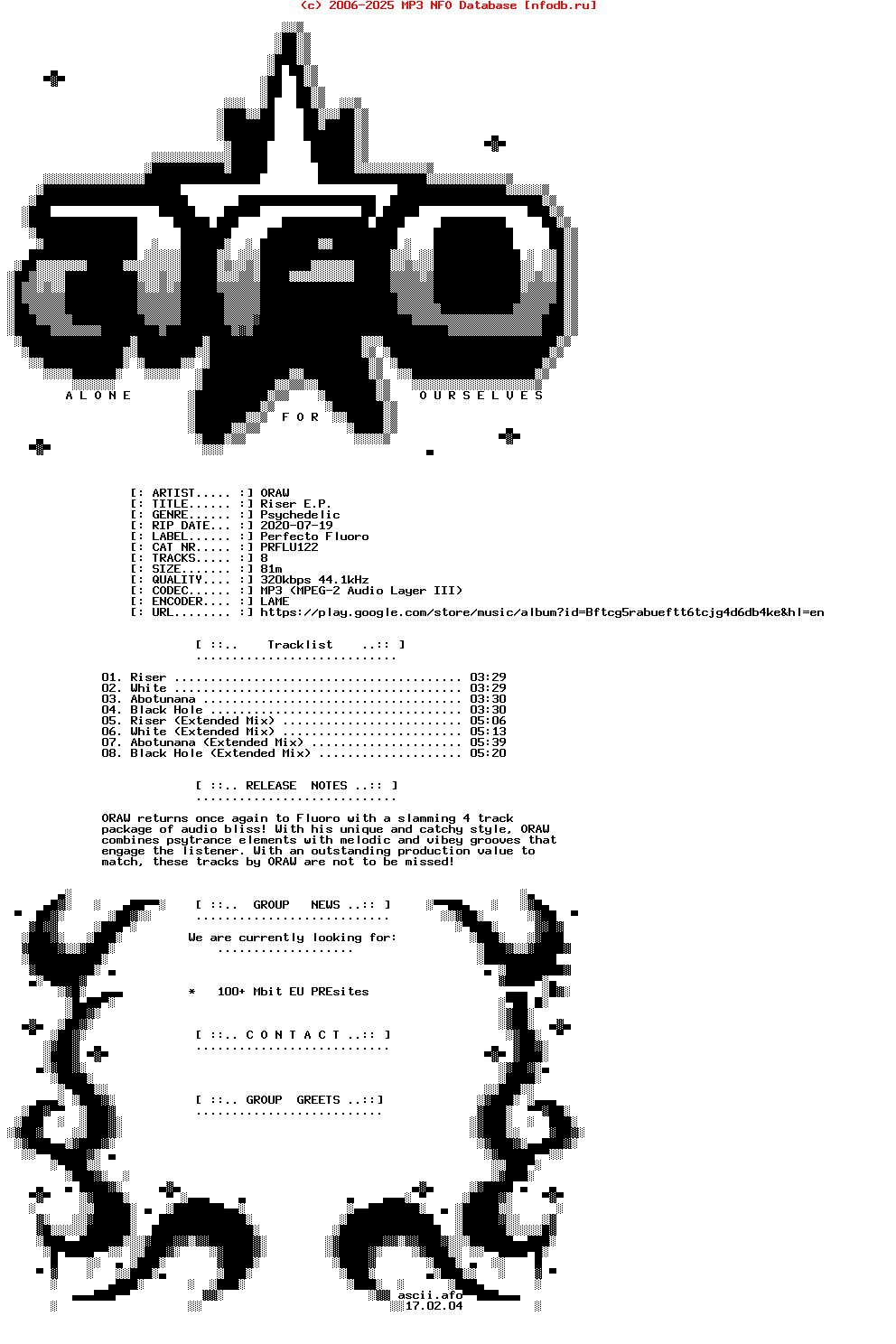 Oraw-Riser_E.P.-(PRFLU122)-WEB-2020