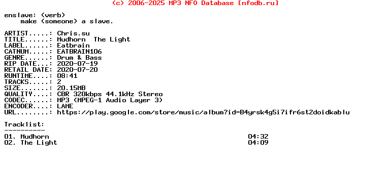 Chris.Su-Mudhorn__The_Light-(EATBRAIN106)-WEB-2020