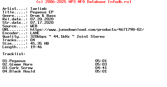 Taelimb-Pegasus_Ep-(DMND035)-WEB-2020