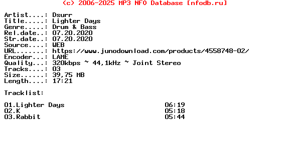 Dsurr-Lighter_Days-(LM081)-WEB-2020