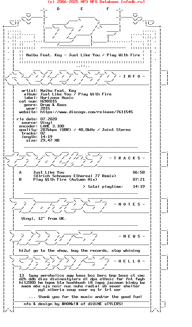 Naibu_Feat._Key-Just_Like_You__Play_With_Fire-(HZNX015)-Vinyl-2015