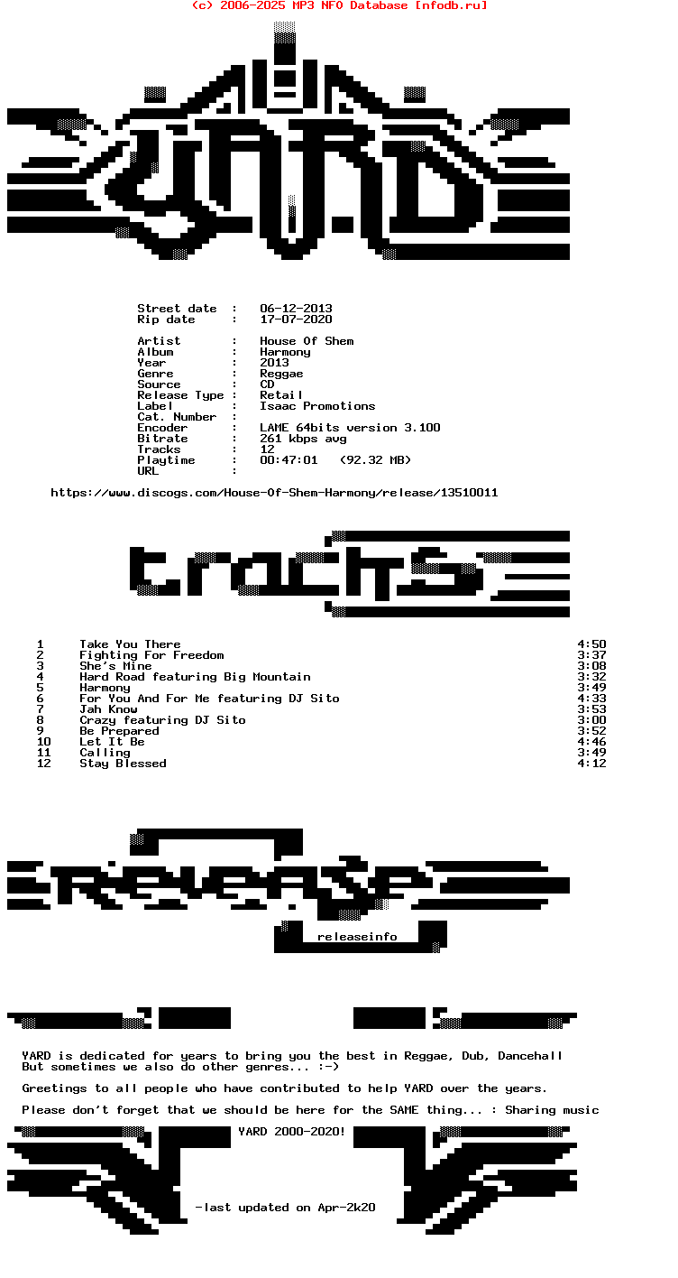 House_Of_Shem-Harmony-CD-2013-YARD