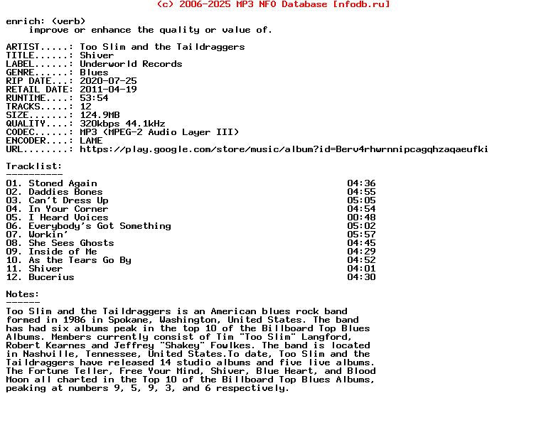 Too_Slim_And_The_Taildraggers-Shiver-WEB-2011