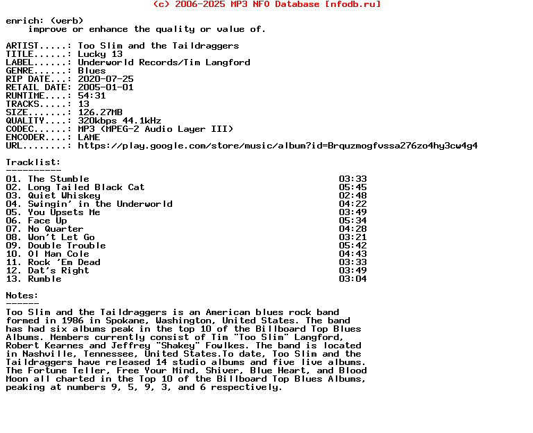 Too_Slim_And_The_Taildraggers-Lucky_13-WEB-2005