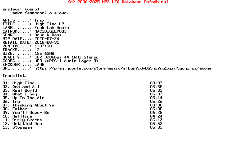 Trex-High_Time_Lp-(MAC2DIGILP003)-WEB-2018