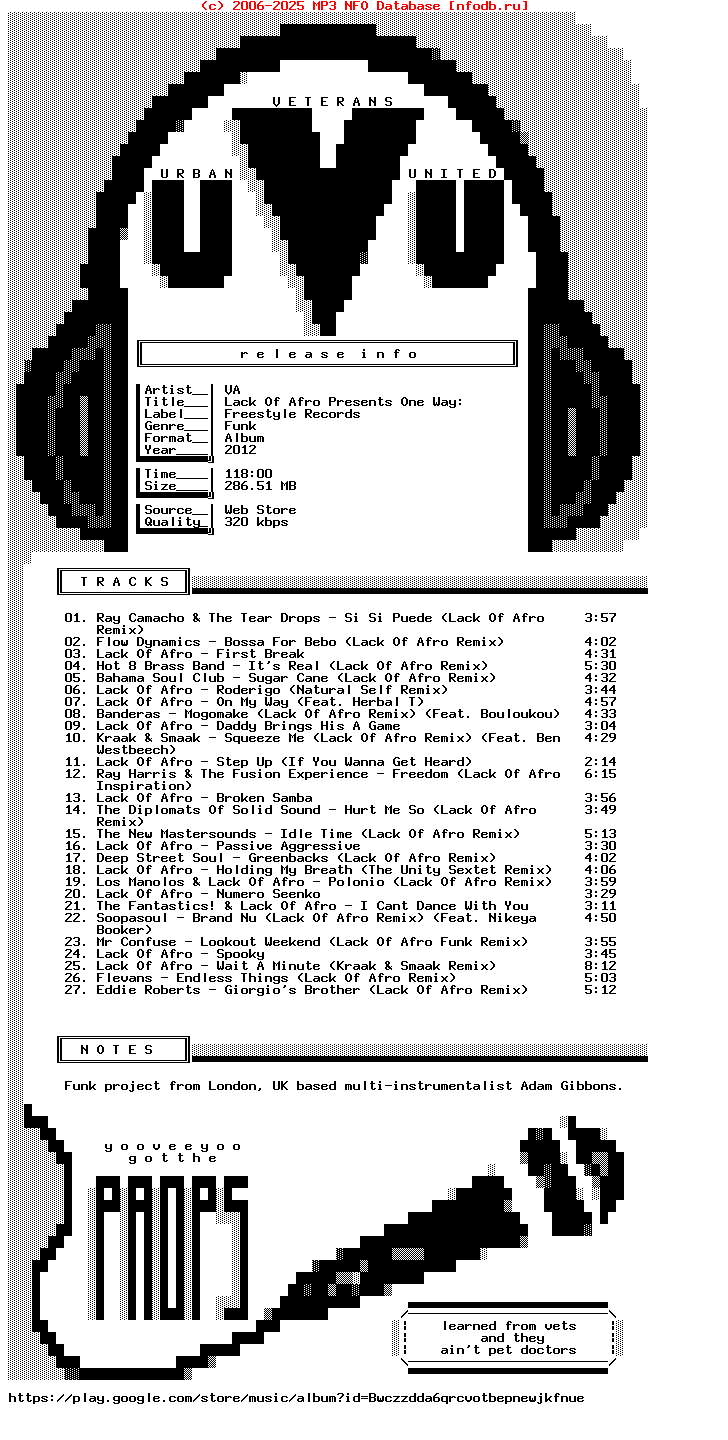 VA-Lack_Of_Afro_Presents_One_Way_Remixes_And_Rarities-WEB-2012-Uvu