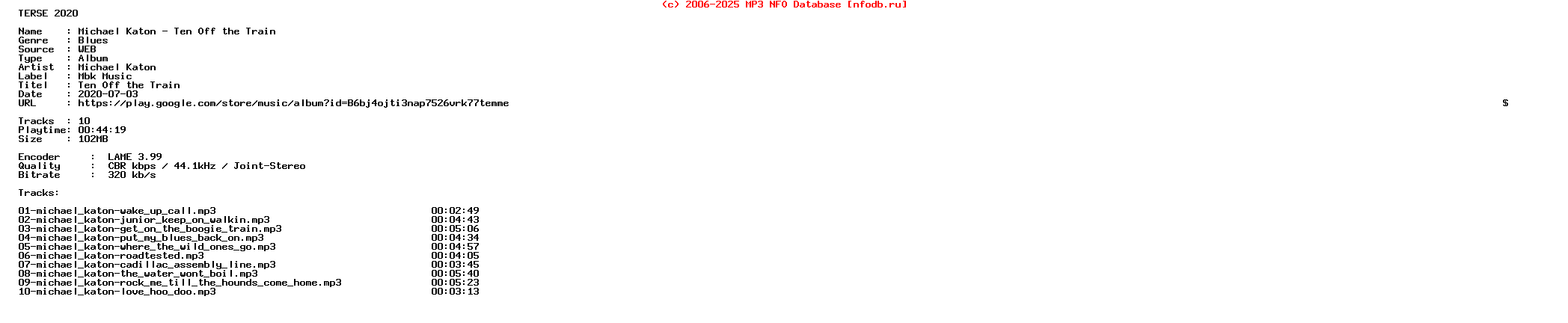 Michael_Katon-Ten_Off_The_Train-WEB-2013-Terse