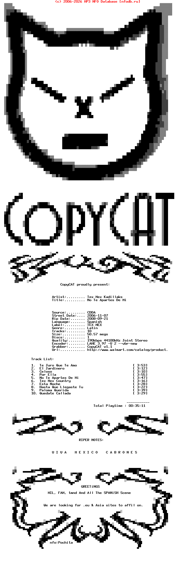 Tex_Mex_Kadillaks-00-No_Te_Apartes_De_Mi-SP-2006-Ccat