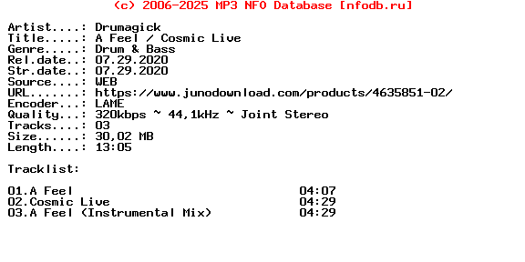 Drumagick-A_Feel__Cosmic_Live-(BMR022)-WEB-2020