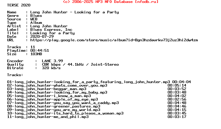 Long_John_Hunter-Looking_For_A_Party-WEB-2009-Terse