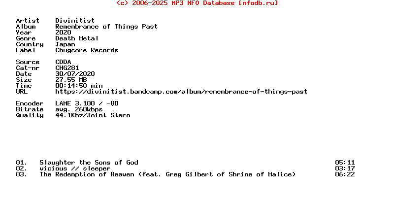 Divinitist-Remembrance_Of_Things_Past-Cdrep-2020