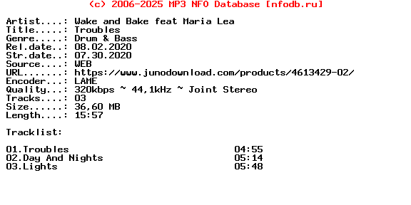 Wake_And_Bake_Feat_Maria_Lea-Troubles-(29BB0017)-WEB-2020