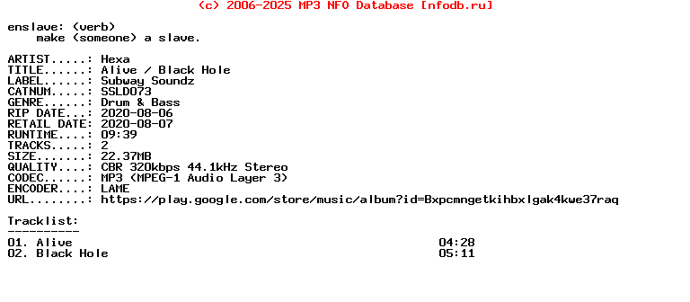 Hexa-Alive__Black_Hole-(SSLD073)-WEB-2020