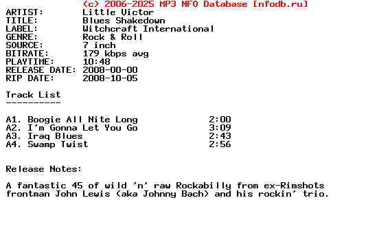 Little_Victor-Blues_Shakedown-7Inch-2008