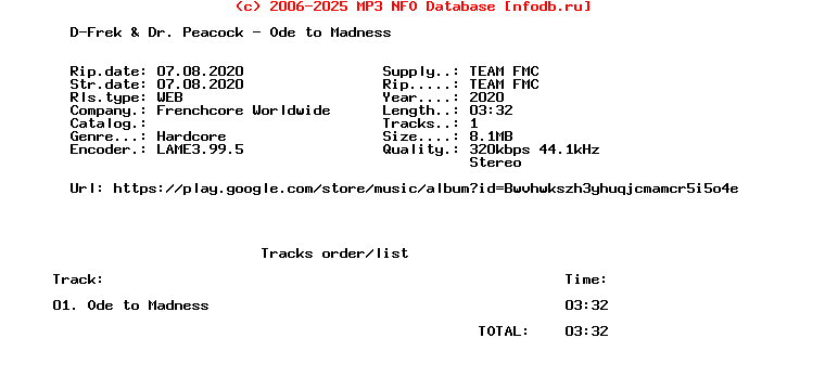 D-Frek_And_Dr_Peacock_-_Ode_To_Madness-Single-WEB-2020-FMC