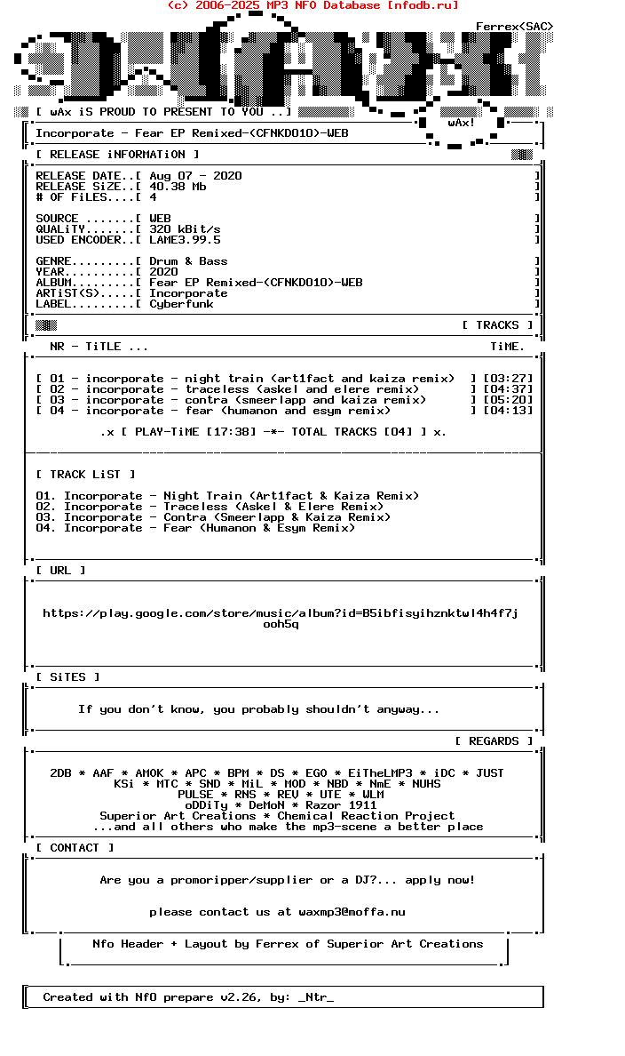 Incorporate-Fear_Ep_Remixed-(CFNKD010)-WEB-2020