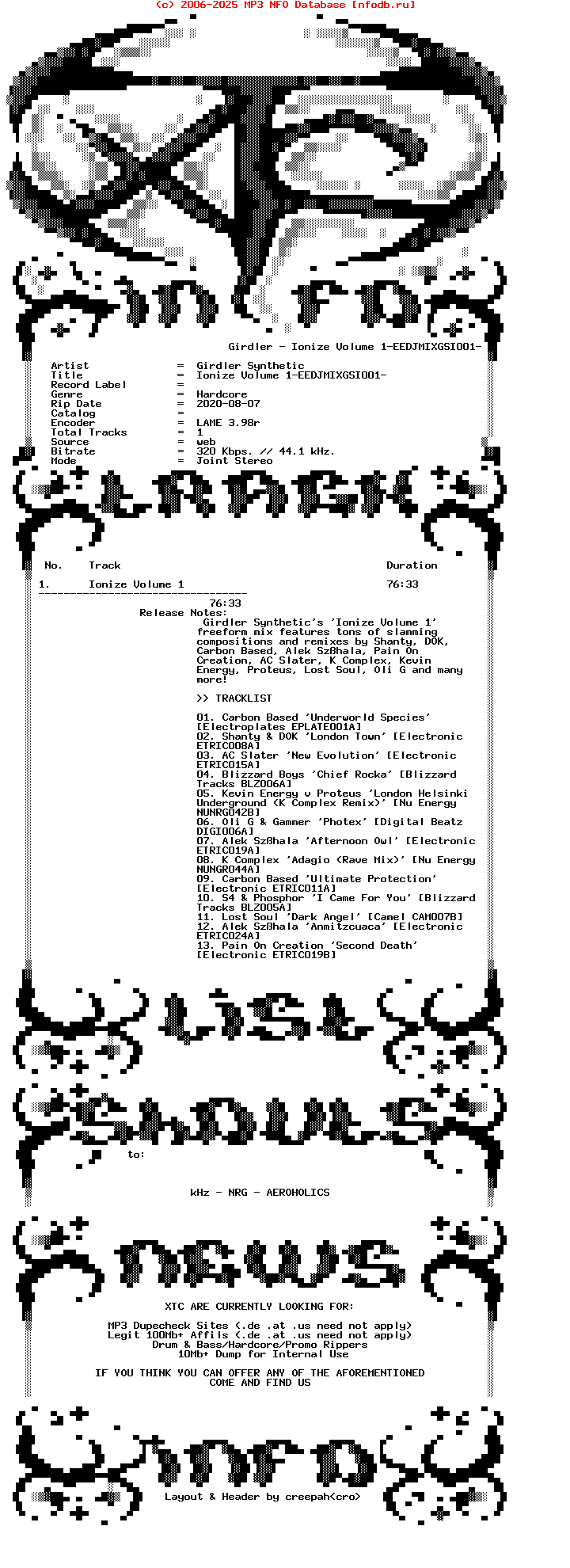 Girdler_Synthetic-Ionize_Vol_1-Eedjmixgsi001-2008-XTC