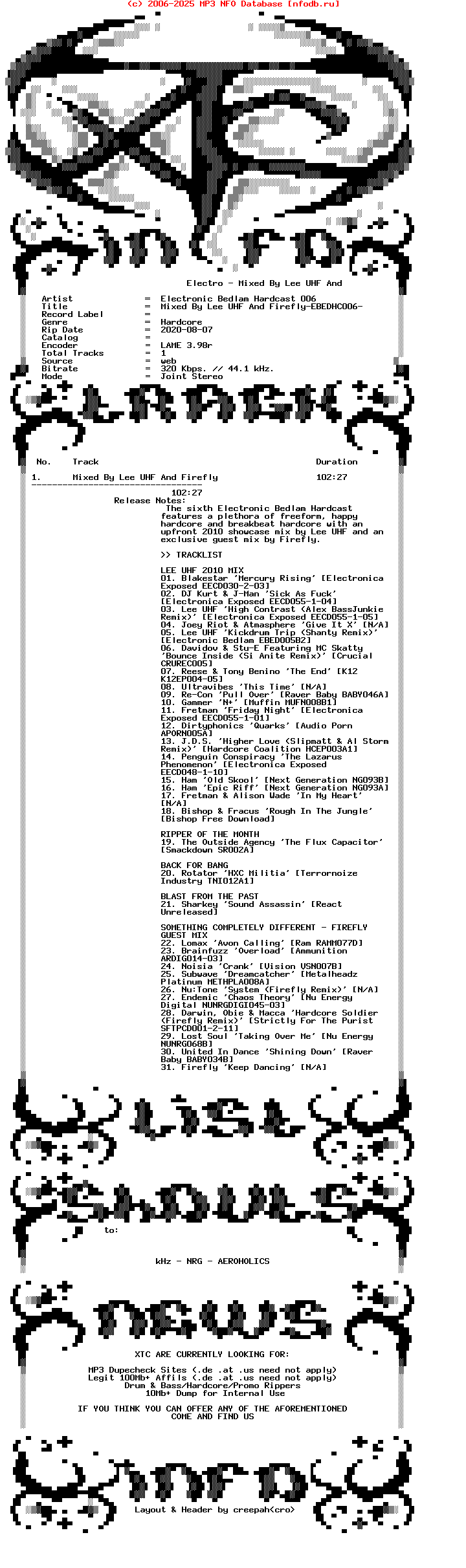 Electronic_Bedlam_Hardcast_006-Mixed_By_Lee_Uhf_And_Firefly-Ebedhc006-2009-XTC