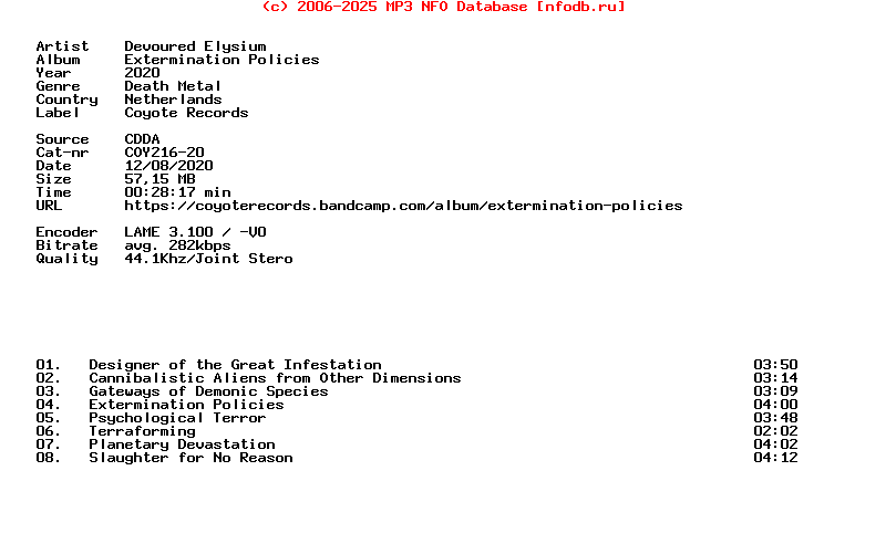 Devoured_Elysium-Extermination_Policies-CD-2020