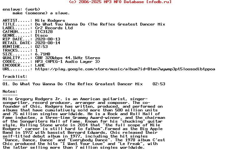 Nile_Rodgers-Do_What_You_Wanna_Do_(THE_REFLEX_GREATEST_DANCER_MIX_SHORTER_EDIT)-(ITC3128)-Single-WEB-2020