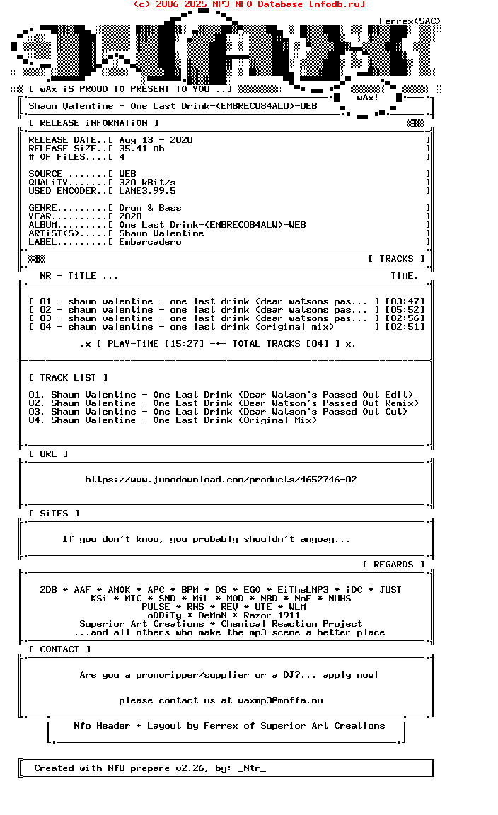 Shaun_Valentine-One_Last_Drink-(EMBREC084ALW)-WEB-2020