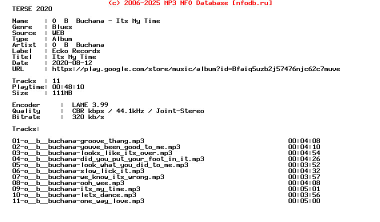 O__B__Buchana-Its_My_Time-WEB-2009-Terse