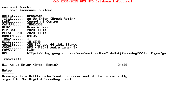 Breakage-As_We_Enter_(BREAK_REMIX)-(INDEX005)-Single-WEB-2020