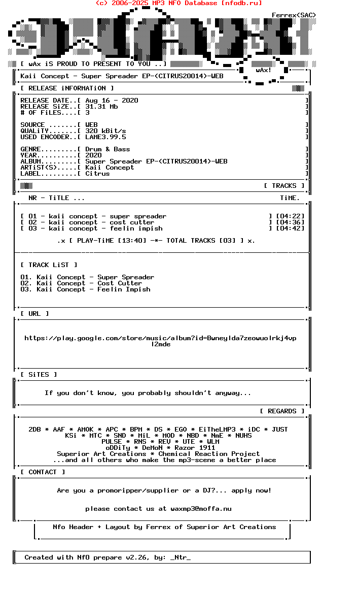 Kaii_Concept-Super_Spreader_Ep-(CITRUS20014)-WEB-2020