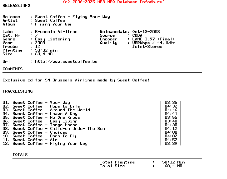 Sweet_Coffee_-_Flying_Your_Way-CD-2008