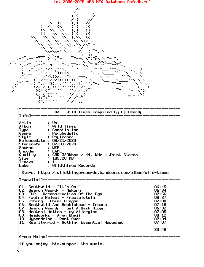 VA_-_Wild_Times_Compiled_By_Dj_Beardy-WEB-2020-Barghest