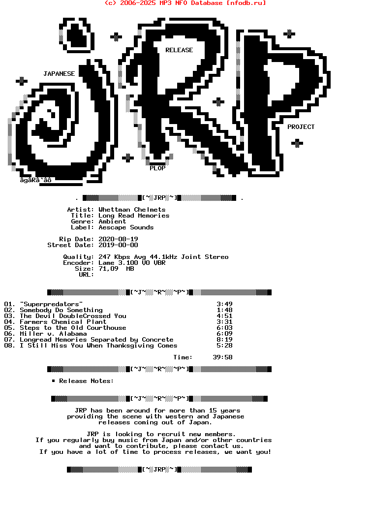 Whettman_Chelmets-Long_Read_Memories-CDA-2019-JRP
