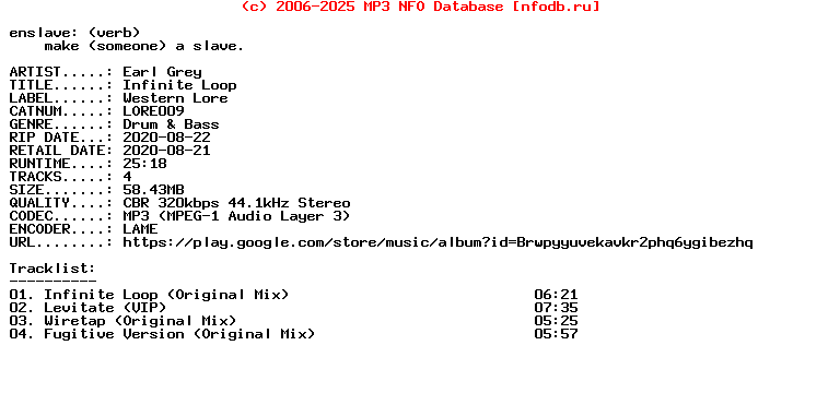 Earl_Grey-Infinite_Loop-(LORE009)-WEB-2020