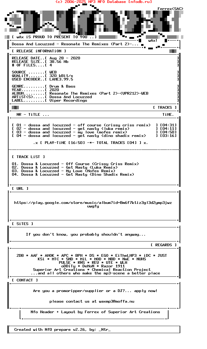 Dossa_And_Locuzzed-Resonate_The_Remixes_(PART_2)-(VPR212)-WEB-2020