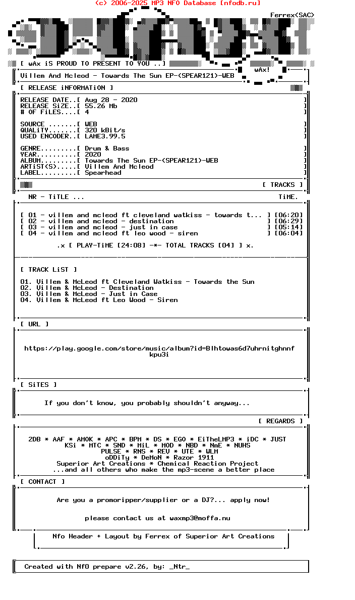 Villem_And_Mcleod-Towards_The_Sun_Ep-(SPEAR121)-WEB-2020