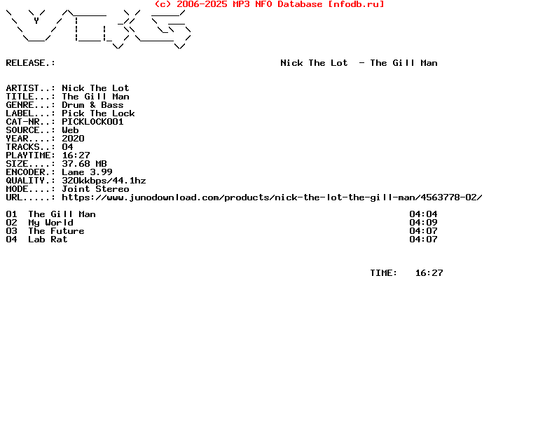 Nick_The_Lot-The_Gill_Man-(PICKLOCK001)-WEB-2020-Vrg